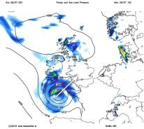 Somerset Live reports that Devon and Cornwall are likely to see heavy snowfall as a result of the flurries shown in WX Charts, with the last patches not due to move past the county until after 6pm. Somerset Live reports that Devon and Cornwall are likely to see heavy snowfall as a result of the flurries shown in WX Charts, with the last patches not due to move past the county until after 6pm.